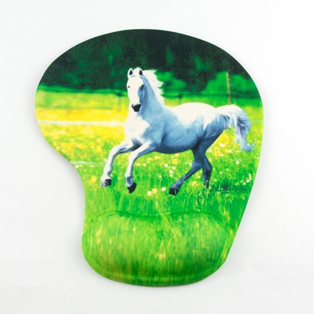 Woodland Creek Horse Themed Ergonomic Mouse Pad with Wrist Support